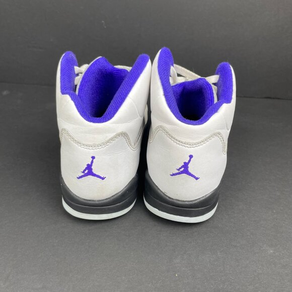 Nike Air Jordan 5 Retro (GS) “Grape Ice” White/Court Purple 440889-141 Size 13C - Picture 5 of 11